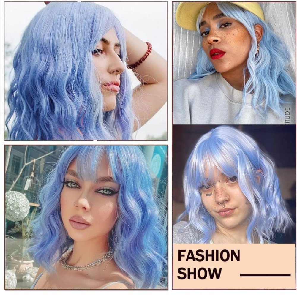 Short wigs with bangs